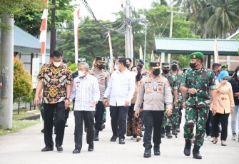 Forkopimda melepas Brigjen TNI Firman Dahlan, S.I.P 
