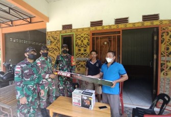  Bantuan Mesin Potong Rumput dari Satgas