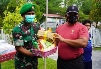 Korem 121/Abw Berikan Tali Asih Kepada Prajurit Kodim 1201/Mph