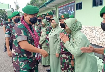 Danrem 142/Tatag Kunjungi Kodim 1402/Polman 