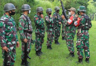 Asah Kemampuan Prajurit, Kodim 0808/Blitar Gelar Latbakjatri Triwulan I Tahun 2022