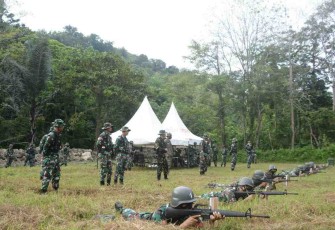 Korem 142/Tatag Mengasah Kemampuan Tempur Prajurit