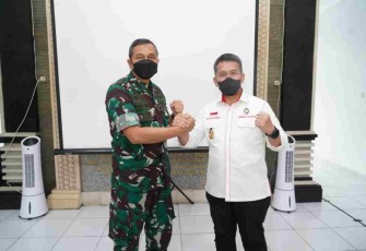 Danrem 163/Wira Satya Terima Kunjungan Tim Kemenko Polhukam RI