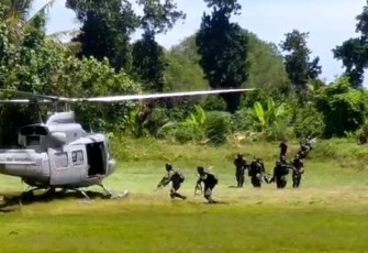 Siswa Diktaifib XLVIII Latihan SAR Tempur 