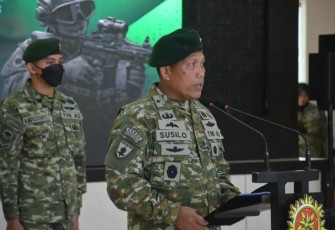 Kasdivif 3 Kostrad Pimpin Acara Korps Raport Kenaikan Pangkat