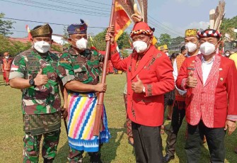 Lomba Binsat Antar Koramil, Kodim1204/Sanggau Meriahkan HUT Kota Sanggau Ke 406