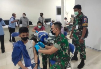 Bulan Puasa Lanud Hang Nadim Batam Buka Gerai Vaksin 1, 2 dan 3 di Bandara Hang Nadim