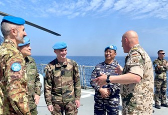KRI SIM-367 Kedatangan Petinggi Unifil