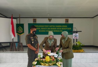 HUT Persit Ke-76, Kodim 0801/Pacitan Melaksanakan Secara Sederhana Dengan Penuh Makna
