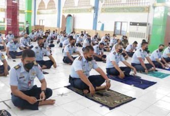 HUT ke-76 TNI AU, Lanud Sutan Sjahrir Gelar Do'a Bersama