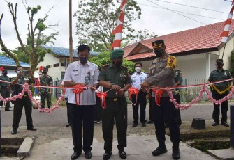 Dandim 1003/HSS Launching Desa Tibung Raya Ikon Kampung Pancasila  
