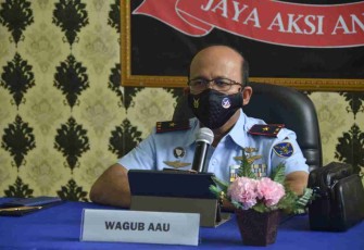 Kunjungan Wagub AAU di Lanud Supadio