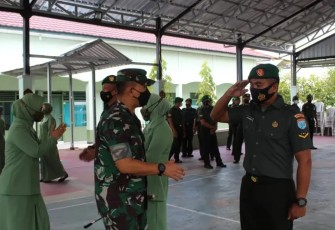 Dandim 1015/Sampit Pimpin Korps Raport Pindah Satuan