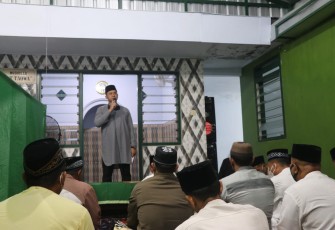 Safari Ramadhan, Dandim Tulungagung Tarawih Bersama Anggota Kawedanan Kota