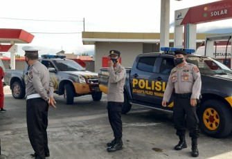 Apel pagi regu Stanby IV Polres Pasaman