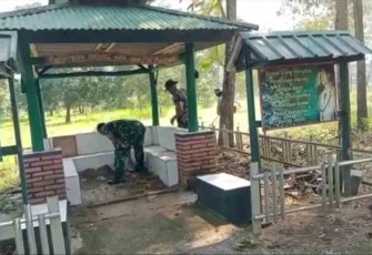 Koramil 0801/01 Pacitan Melaksanakan Korve