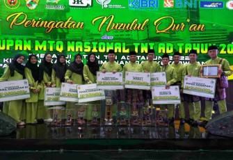 Kodam I/BB juara umum MTQN TNI AD. Sabtu (23/4/2022)