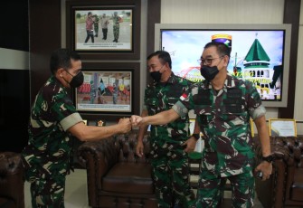 Pangdam XII terima Sahli Kasad bidang ekonomi Mayjen TNI Bambang  Supardi