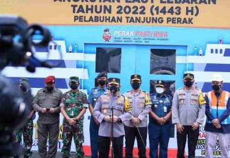 Transportasi laut alternatif kurangi kemacetan arus mudik. Kamis (28/4/2022)