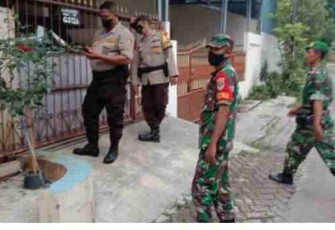 Patroli rumah warga mudik lebaran. Minggu (01/05/2022)