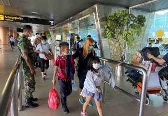 Lanud Supadio berikan kenyamanan dan keamanan pemudik lebaran. Senin (02/05/2022)