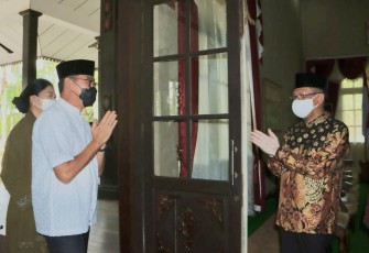 Momen lebaran Pangdam XII/Tpr silaturahmi kepada Gubernur dan Kapolda 