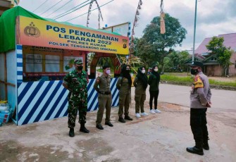 Pos pam terpadu jalur 2 Samarinda - Tenggarong. Kamis (05/05/2022) 