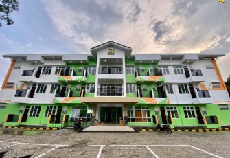 Rusun kampus Unila rampung dikerjakan Kementerian PUPR. Selasa (10/05/2022) 