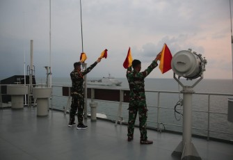 Latihan Passex taruna AAL di KRI Banjarmasin- 592. Selasa (10/05/2022)