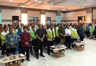 Saat pelantikan pengurus MES di aula kantor walikota Sabang. Jum'at (13/05/2022)