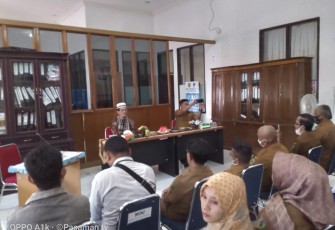 Halal bihalal Diskominfotik Pasaman, Selasa (17/5/2022)