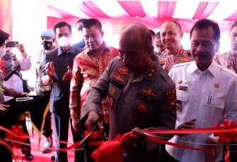 Peresmian gedung Mako Polres Benteng dan rumah dinas Polres Benteng, Rabu (18/5/2022).