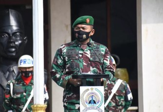 Peringatan Harkitnas di Korem 081/DSJ Madiun. Jum'at (20/05/2022)