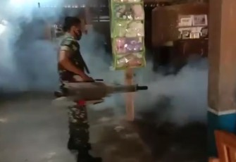 Fogging di dusun Punukan