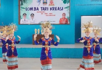 Perlombaan tari kreasi dalam rangka memperingati HUT ke-9 Pesibar.