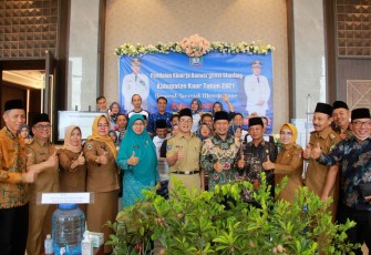 Forum Koordinasi Penilaian Pemprov Terhadap Kinerja Kabupaten/Kota dalam Pelaksanaan delapan aksi konvergensi penurunan stunting Provinsi Bengkulu Tahun 2022, Selasa (31/05/2022).