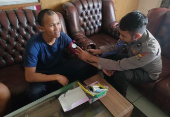 Pemeriksaan kesehatan personel satgas