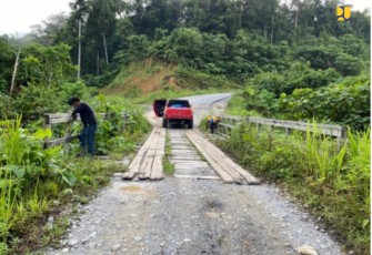 Pembangunan jembatan di trans Papua ruas Merauke Sorong