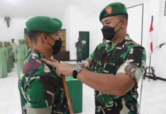 Dandim Tulungagung saat Sertijab Danramil
