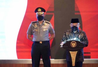 Wapres RI saat memberikan kuliah umum di Lemhanas