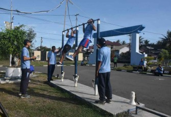 Personel lanud MUS laksanakan test Garjas kesemaptaan