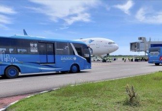 Layanan prima DAMRI angkut jamaah calon haji