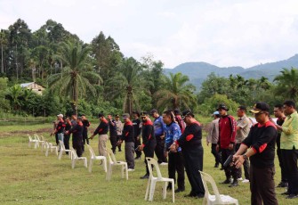 Polres Pasaman saat laksanakan Lomba Menembak