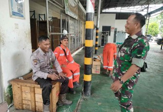 Serka Mulkan sosialisasikan keamanan kepada security PT Pertamina 