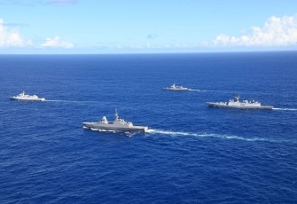 Konfigurasi kapal perang dalam latma Rimpac 2022