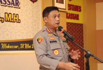 Kapolrestabes Makassar Kombes Budi Haryanto, SIK,. MH