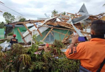 Dampak angin kencang di Kabupaten Luwu Provinsi Sulsel