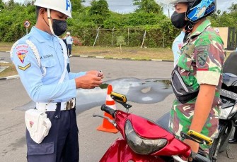 Disiplinkan personel lanud MUS dalam berkendara