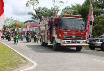 Konvoi gabungan prajurit Kodim 0913/PPU ke Polres PPU