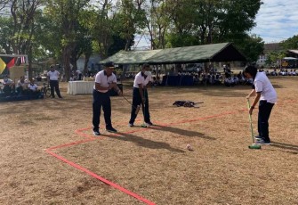 Sosialisasi Gateball di Lanudal Kupang